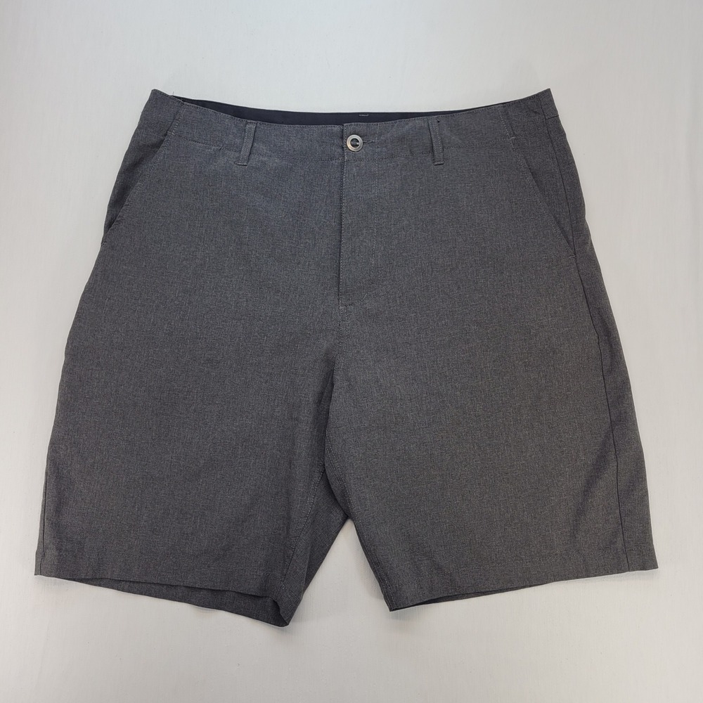 Volcom Surf N Turf Hybrid Shorts Mens 38 Gray Heathered Walkshort A32116V3